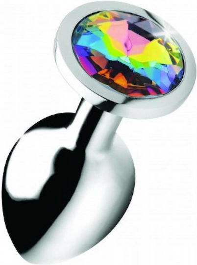 Booty Sparks Rainbow Anal Plug Mittel Mittel Silber