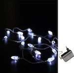 100 Lights LED 10m. White in String 1pcs