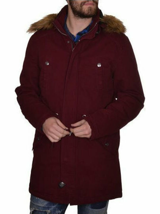 Inox Winter Jacke Parka Wine