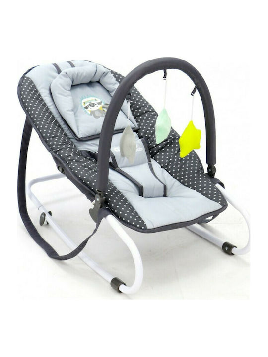 Asalvo Manual Relax Bebeluș Baby Bouncer Raccoo...