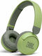 JBL JR310BT Bluetooth Wireless Over Ear Kids' Headphones with 30 hours of Operation Greeα JBLJR310BTGRN