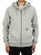 Dickies Kingsley Men's Sweatshirt Jacket with Hood and Pockets Gray