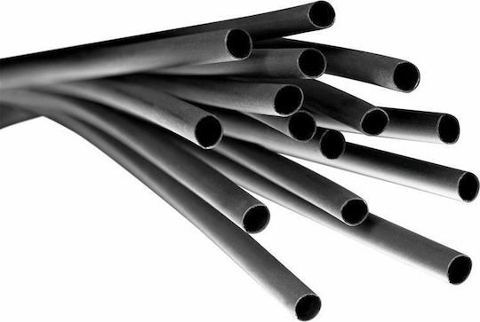 SAS Heat-Shrink Tubing with Shrinkage Ratio 2:1 1m Black (8mm/4mm) Black AK-TH-111