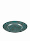 Oriana Ferelli Plate Soup made of Porcelain Teal with Diameter 27cm