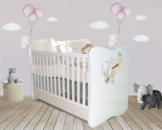 Santa Bebe Polymorphic Baby Crib Amabile White