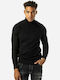 Brokers Jeans Men's Long Sleeve Sweater Turtleneck Black