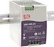 Mean Well Τροφοδοτικό Ράγας με Έξοδο 24V και Ισχύ 480W 20A