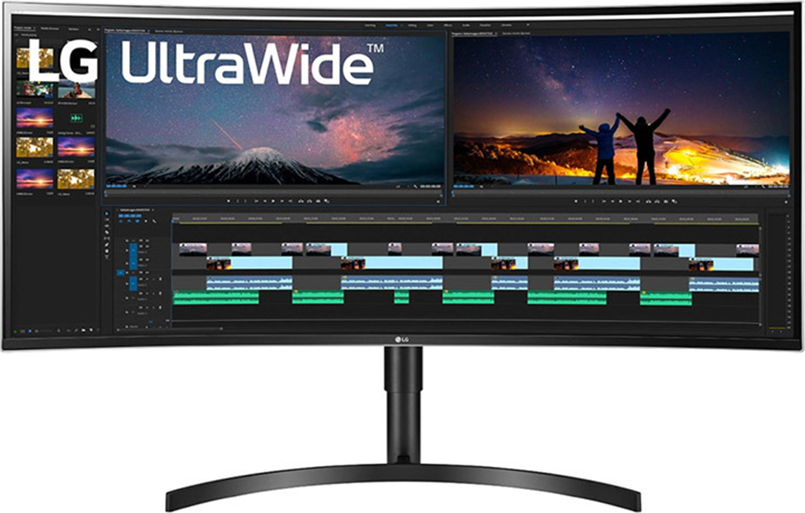 Lg Wn C B Ultrawide Ips Hdr Curved Monitor Qhd X