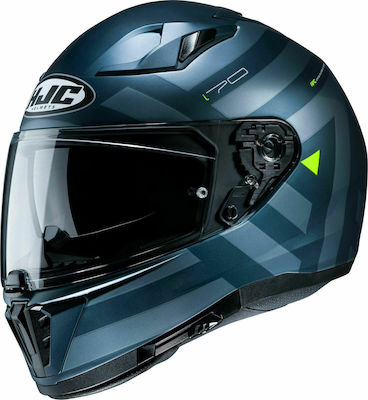 HJC I70 Watu Full Face Helmet with Pinlock and Sun Visor 1500gr MC4