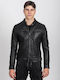 Kappa Leather Jacket Black