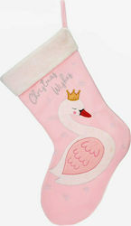 Sass & Belle Christmas Decorative Pink Socks L5xH33cm