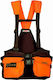 Dispan Hunting Vest Hunting Vest with Straps Orange/ Brown Orange