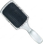 Sibel Super Flat Brush Hair for Hair Styling Silver