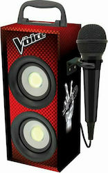 Lexibook Karaoke System with a Wired Microphone Voice BTP180TVZ in Red Color