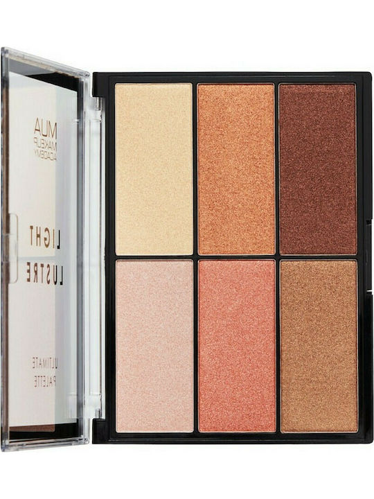 MUA Light Lustre Ultimate Palette Παλέτα Μακιγιάζ για το Πρόσωπο
