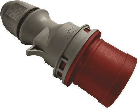 Eurolamp Male Industrial Socket Industrial Type Male Plug IP44 5x16A (380-415V) 147-16503