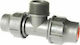 Palaplast 3281/0202 T-förmiges Verbindungsrohr 6Atm Lock-Typ mit Männlich Gewinde 20x19x20mm Schwarz
