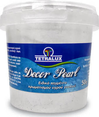 Tetralux Decor Pearl Craft Pigment White for Liquid Glass Πέρλα Χρωματισμού P1001 50gr