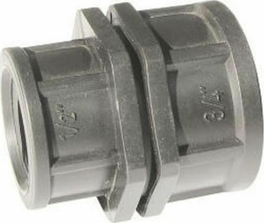 Palaplast 4352/0403 Μούφα με Θηλυκό-Θηλυκό Σπείρωμα 31.75x25.4mm