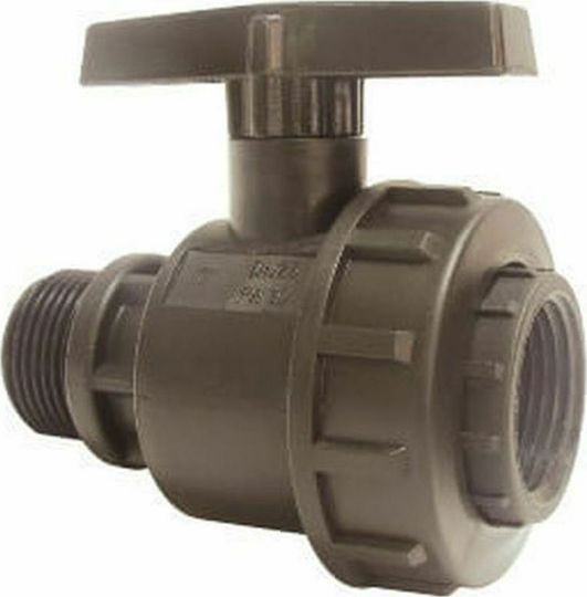Palaplast 3152/0303 Βανάκι με Διακόπτη και Αρσενικό-Θηλυκό Σπείρωμα 25.4mm