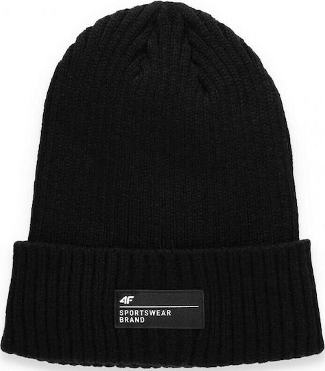 Beanie Männer Beanie Gestrickt in Schwarz Farbe