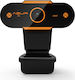 AZUR Web-Kamera Full HD 1080p Schwarz