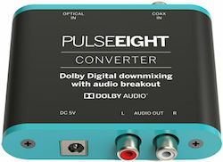 Pulse-Eight P8-DDAC Koaxial / Toslink weiblich zu RCA weiblich