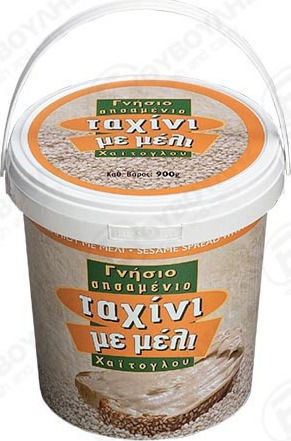 Afoi CHaitoglou Tahini Genuine Sesame with Honey with Honey 900gr