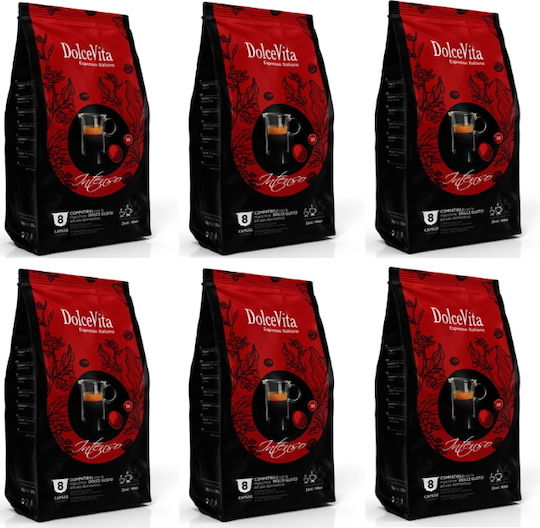 Dolce Vita Капсули Еспресо Intenso Съвместими с машина Dolce Gusto 48капси