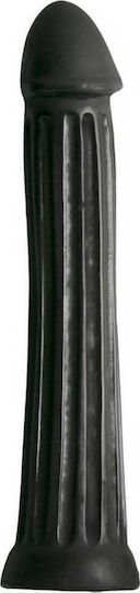 All Black Donger Glass Dildo Black 31cm