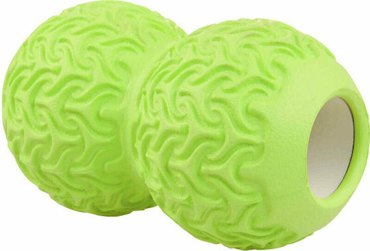 Lifefit Μπάλα Μασάζ Διπλή Πράσινη 18cm