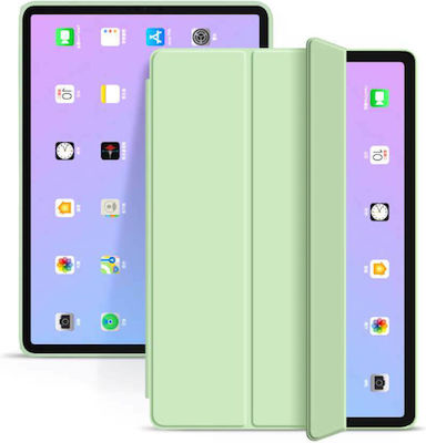 Tri-Fold Flip Cover Δερματίνης Cactus Green (iPad Air 2020/2022)