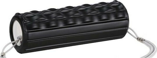 Body Sculpture Power Roller Mini Κύλινδρος Μασάζ Μαύρος 25cm Vibrating