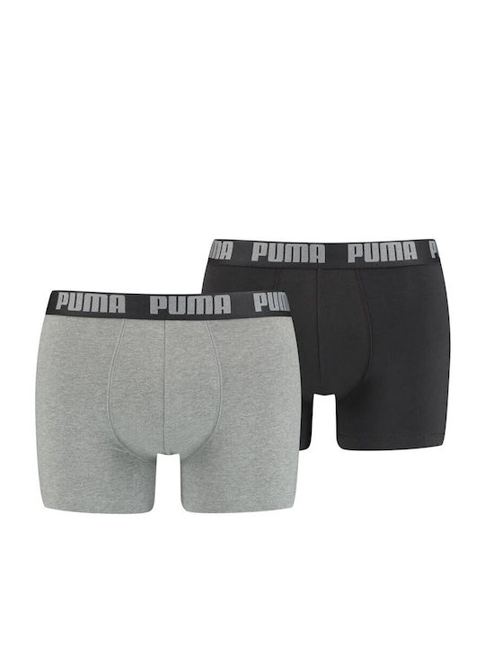 Puma Boxeri pentru bărbați Negru / cărbune 2Pachet