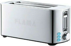 Flama 969FL Prăjitor de pâine 2 sloturi 1400W Inox