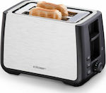 Cloer 3569 Toaster 2 Slots 1000W Inox