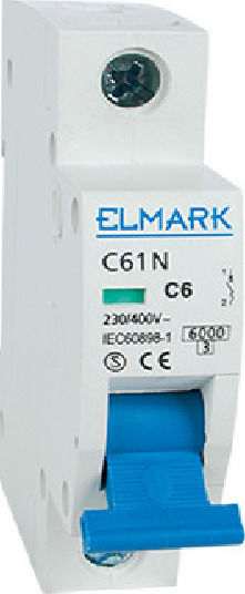 Elmark Αυτόματη Ασφάλεια 20A Μονοπολική AC 41020