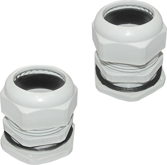 Adeleq Στυπιοθλίπτης Καλωδίων με Παξιμάδι ΙΡ68 PG-36mm 1-6036