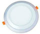 Eurolamp Round Metallic Recessed Spot with Integrated LED and Cool White Light 8W White 95x95cm. 1pcs