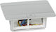 Legrand Pop-up Walled Electrical Junction Box Aluminum 4 Elements in Gray Color 4 Pieces
