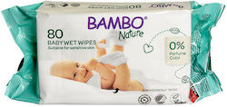 Bambo Nature Μωρομάντηλα 80τμχ