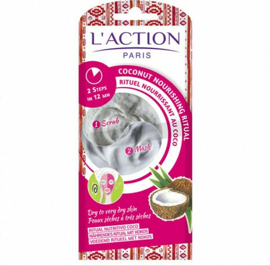 L'Action Paris Coconut Nourishing Ritual Μάσκα Προσώπου 8gr