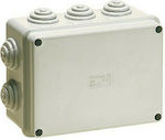 Eurolamp External Mount Electrical Box Branching Waterproof IP65 (150x110x70mm) in Gray Color 151-31522