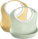 BabyBjorn Soft Small Waterproof Bib Plastic wit...