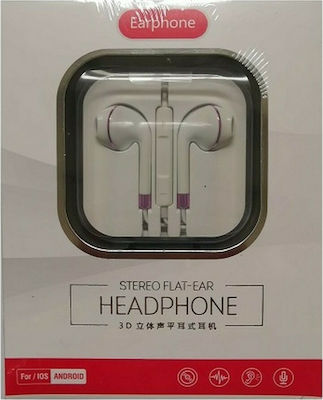 672762 Earbuds Handsfree with 3.5mm Connector White