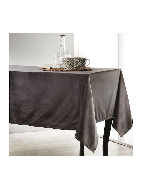 Whitegg Ζ022 Polyester Checkered Tablecloth 04 Anthracite 140x140cm