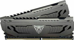 Patriot Viper Steel 32GB DDR4 RAM with 2 Modules (2x16GB) and 3600 Speed for Desktop