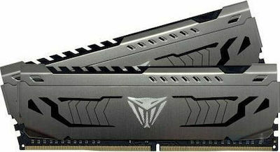 Patriot Viper Steel 32GB DDR4 RAM με 2 Modules (2x16GB) και Ταχύτητα 3600 για Desktop