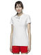 4F Γυναικεία Αθλητική Polo Μπλούζα Κοντομάνικη Λευκή
