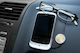Car Mobile Mount with Anti-Slip Surface Silver